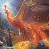 Phoenix Modern Birds Paint By Numbers
