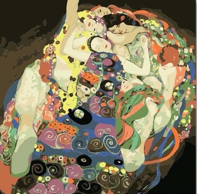 The Maiden by Gustav Klimt Paint By Numbers