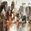 Misty New York Cityscape Paint By Numbers