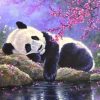 Sleeping Giant Panda Paint By Numbers