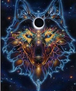 Spiritual Wolf Animal Paint By Numbers