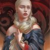 Daenerys Targaryen Fantasy Paint By Numbers