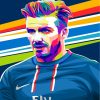 Colorful David Beckham Football Star Paint By Numbers