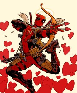 Deadpool Romance Animation Paint By Numbers