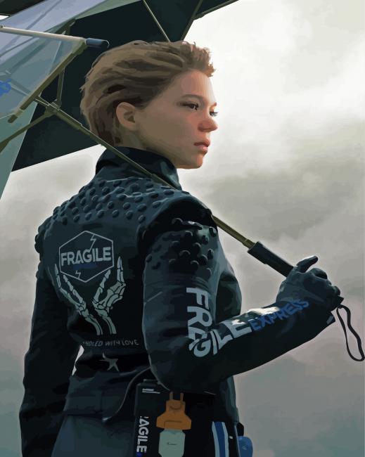 Finalizing Fragile in Death Stranding Artwork