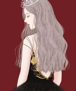 Delicate Angel Girl Paint By Numbers