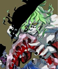 Demon Slayer Gyutaro Paint By Numbers