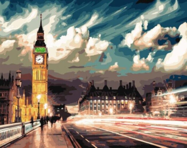 London Skyline Paint By Numbers