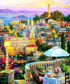 Stunning Naples Italy Paint By Numbers