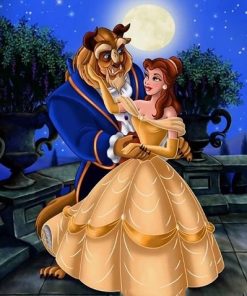 Disney Animated Couple Paint By Numbers