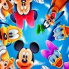 Disney Characters Paint By Numbers