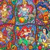 Disney Princess Characters Paint By Numbers