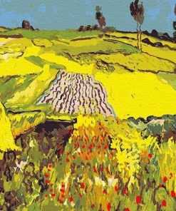 Van Gogh Wheat Landscape Paint By Numbers