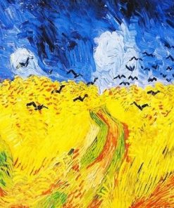 Van Gogh Wheatfield Landscape Paint By Numbers