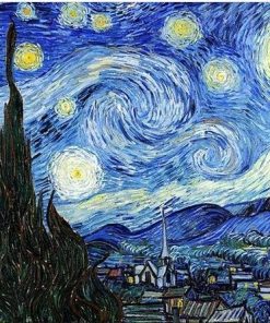 Vincent van Gogh Starry Night Paint By Numbers