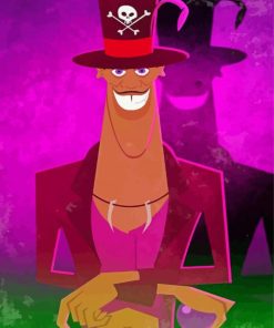 Dr Facilier Cartoon Art Paint By Numbers