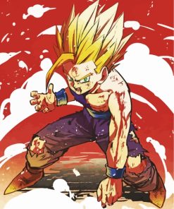 Dragon Ball Gohan Anime Paint By Numbers