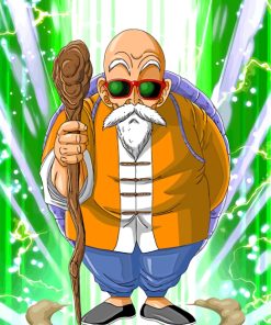 Master Roshi Dragon Ball Z Paint By Numbers