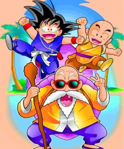 Dragon Ball Z Anime Paint By Numbers
