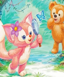 Discover Duffy The Disney Bear Paint By Numbers