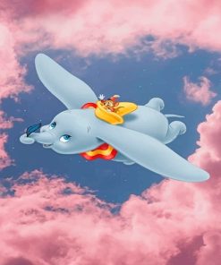 New Dumbo Cartoon Paint By Numbers