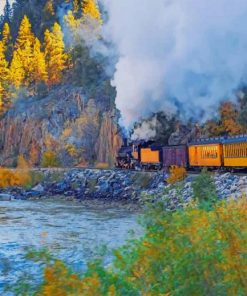 Durango Railway Engines Paint By Numbers