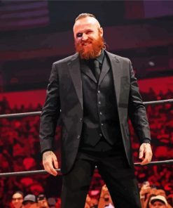 Malakai Black Wrestling Paint By Numbers