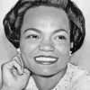 Eartha Kitt Black and White Paint By Numbers