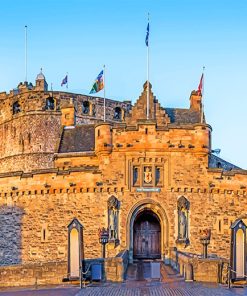 Edinburgh Castle in Cities Paint By Numbers