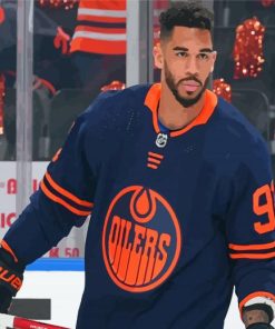 Edmonton Oilers Hockey Player Paint By Numbers