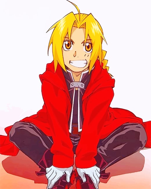 Finalizing Edward Elric Anime Hero Artwork