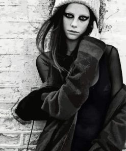 Effy Stonem Drama Black and White Paint By Numbers