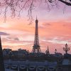 Eiffel Tower Sunset View Paint By Numbers
