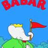 Elephant Babar Cartoon Paint By Numbers