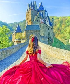 Germany's Eltz Castle Travel Paint By Numbers