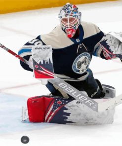 Elvis Merzlikins Hockey Star Paint By Numbers