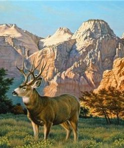 Majestic Elk Wildlife Paint By Numbers