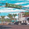 Encinitas California Cityscape Paint By Numbers