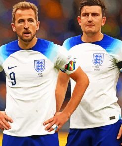 England Football Stars Paint By Numbers
