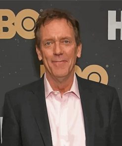 Hugh Laurie Famous Comedian Paint By Numbers