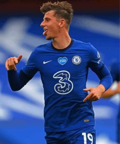 English Footballer Mason Mount Paint By Numbers
