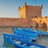 Boats of Essaouira Morocco Paint By Numbers