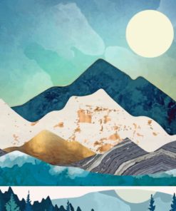 Moonlit Forest Paint By Numbers