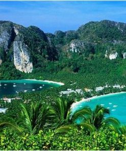 Tropical Beach Landscape Paint By Numbers