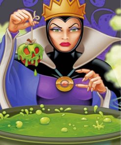 Evil Queen Snow White Paint By Numbers