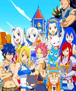 Fairy Tail Anime Series Paint By Numbers
