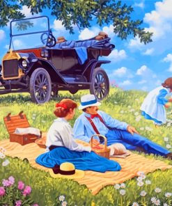 John Sloane Family Picnic Paint By Numbers