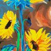 Sunflower Fantasy Flowers Paint By Numbers