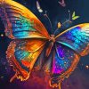 Fantasy Colorful Butterfly Paint By Numbers