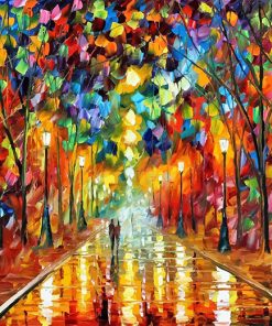 Leonid Afremov's Romantic City Paint By Numbers